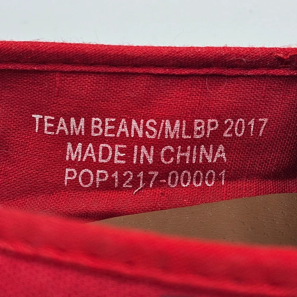 Team Beans MLB St Louis Cardinals Espadrille Slip On Shoes Women's XL‎ 9-10 Red